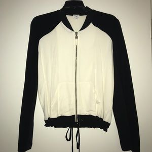 Color block Zip up jacket